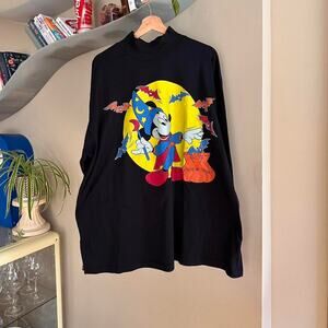 Vintage Disney Mickey Mouse Halloween Long Sleeve Shirt
